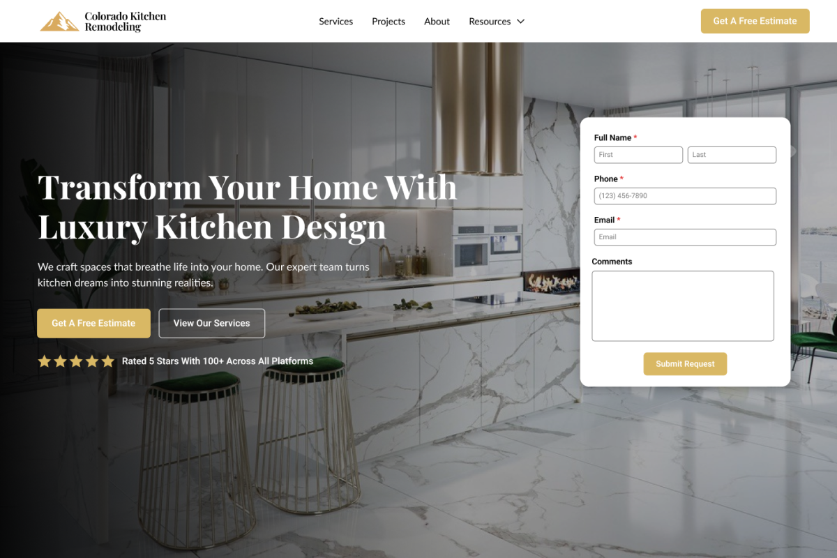 kitchen remodeling website